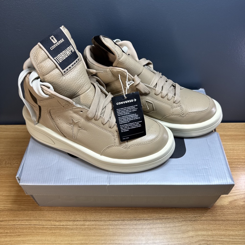 Converse x Rick Owens DRKSHDW Turbowpn‎ Shoes Men US 9.5 Cave